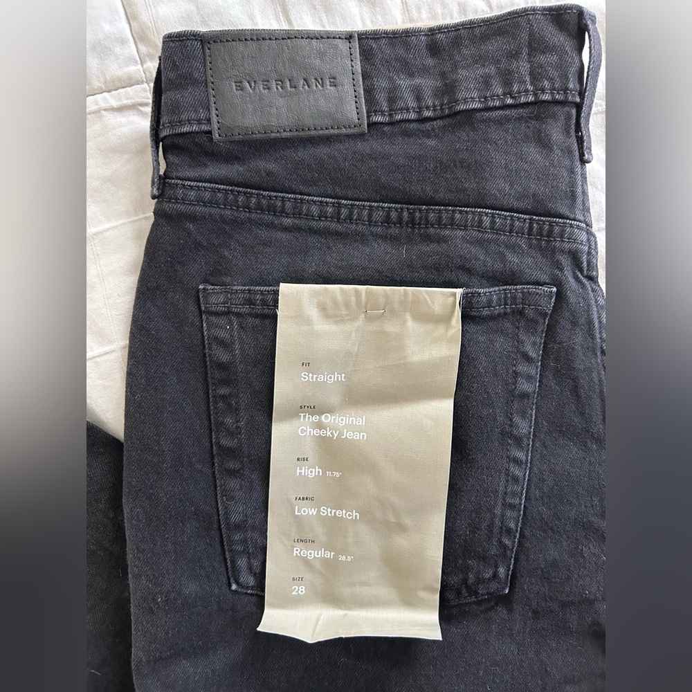 Everlane Women's High Rise Jeans - Black - Picture 6 of 11